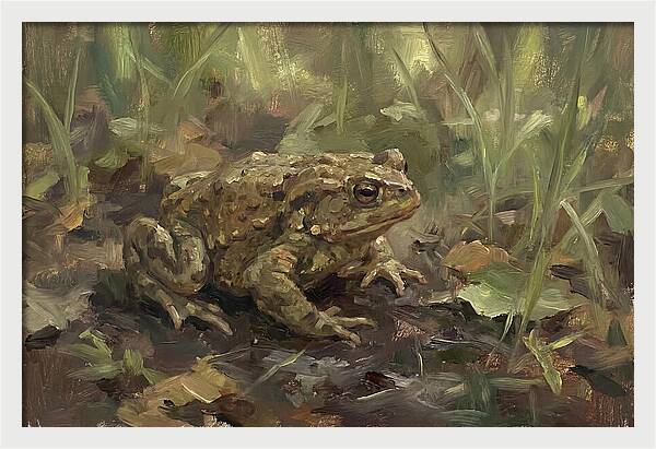 Toad Among The Grass
