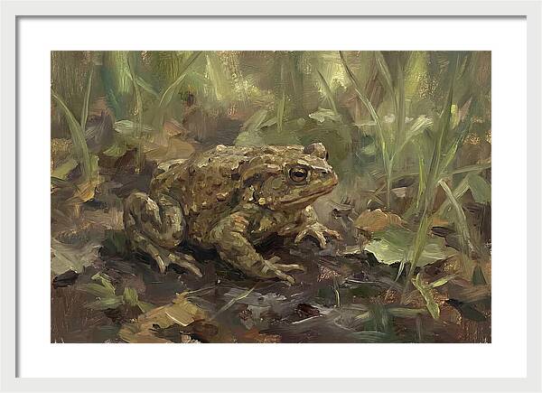 Toad Among The Grass