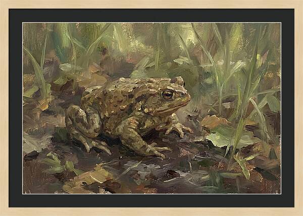 Toad Among The Grass