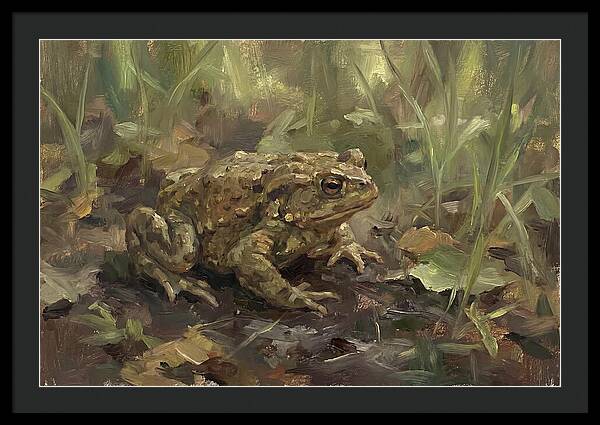 Toad Among The Grass