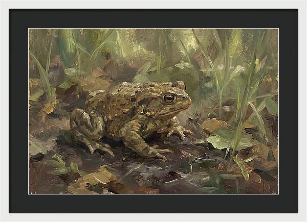 Toad Among The Grass