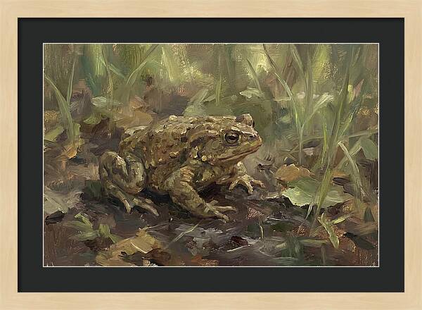 Toad Among The Grass