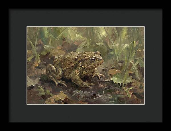 Toad Among The Grass