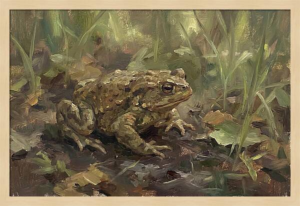 Toad Among The Grass