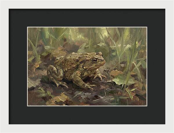 Toad Among The Grass