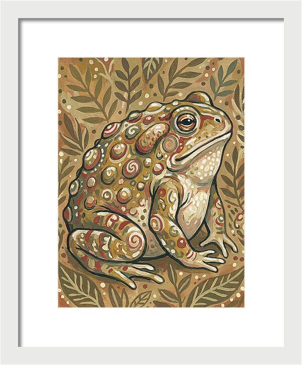 Toad Folk Among Leaves