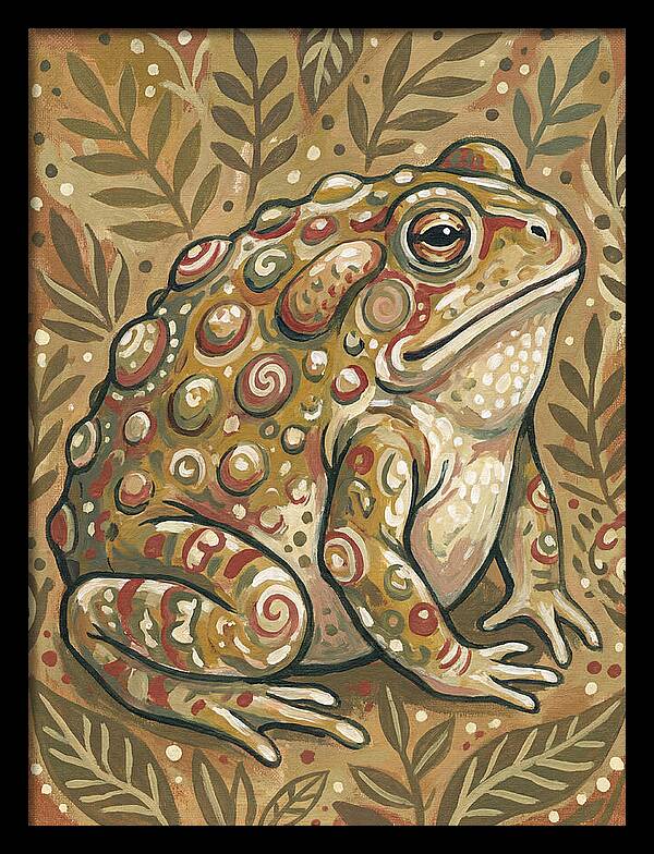 Toad Folk Among Leaves