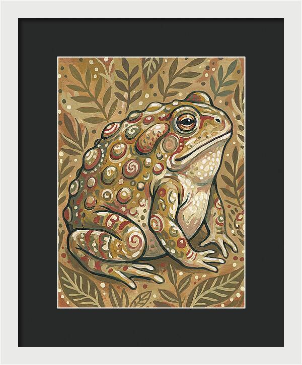 Toad Folk Among Leaves