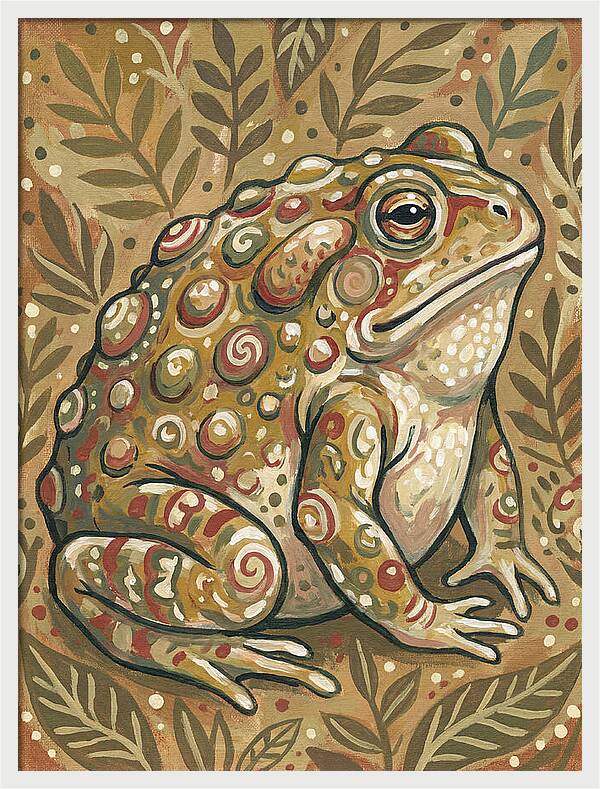 Toad Folk Among Leaves
