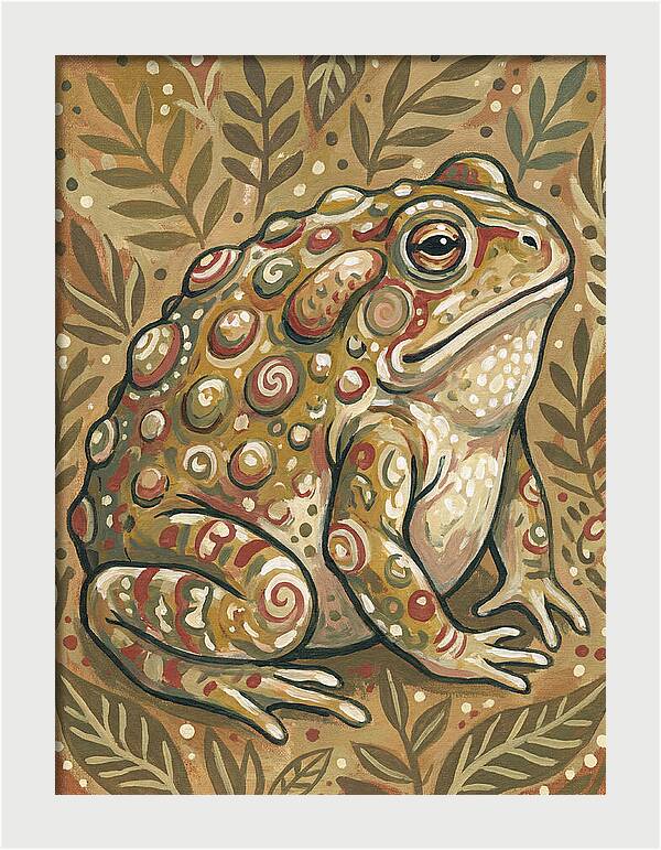 Toad Folk Among Leaves