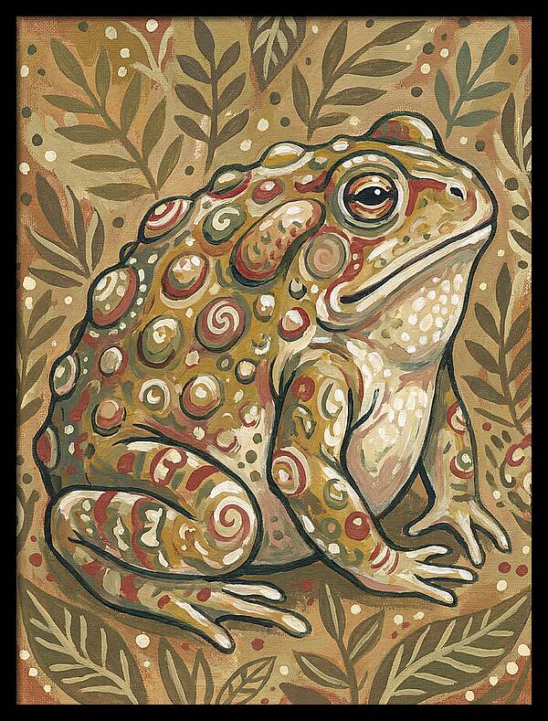 Toad Folk Among Leaves