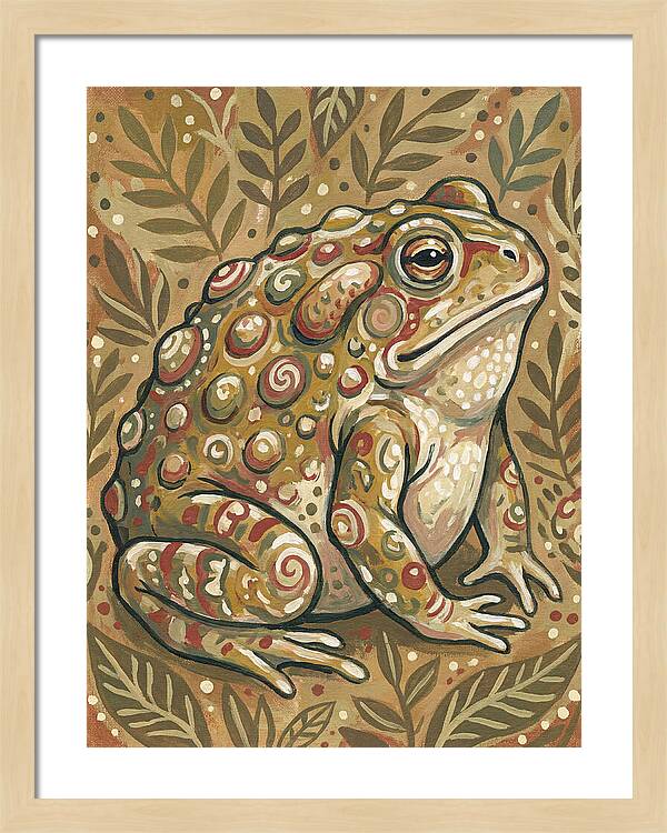 Toad Folk Among Leaves