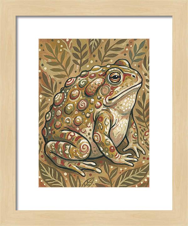 Toad Folk Among Leaves