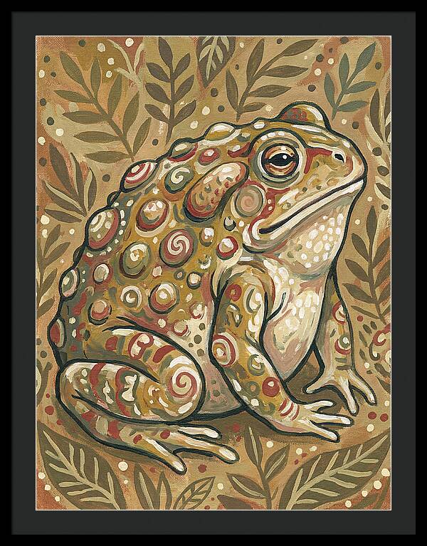 Toad Folk Among Leaves