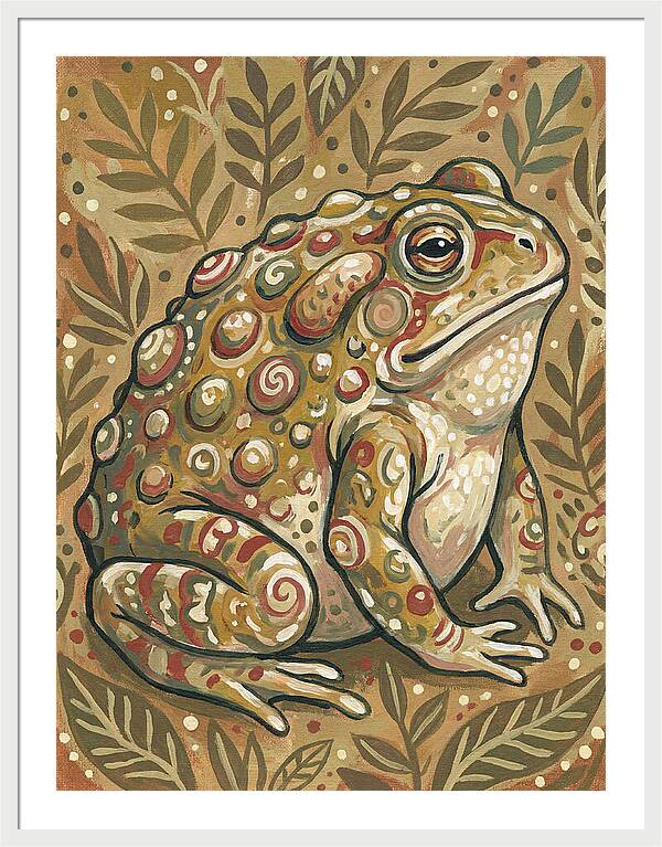 Toad Folk Among Leaves