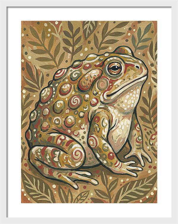 Toad Folk Among Leaves