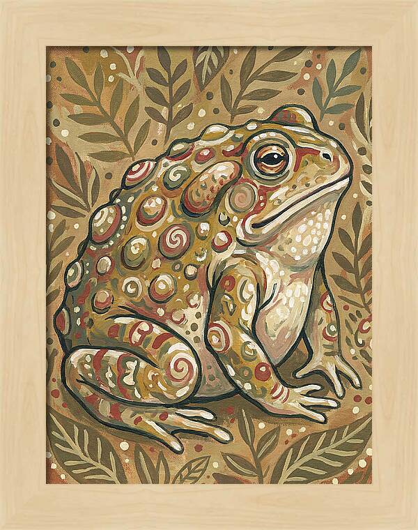 Toad Folk Among Leaves