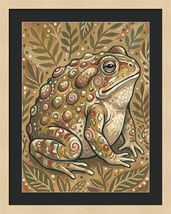 Toad Folk Among Leaves