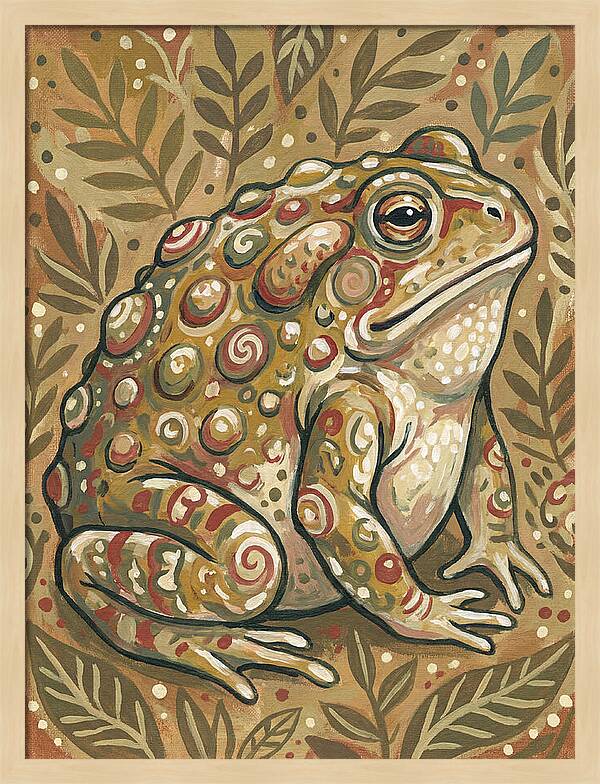 Toad Folk Among Leaves