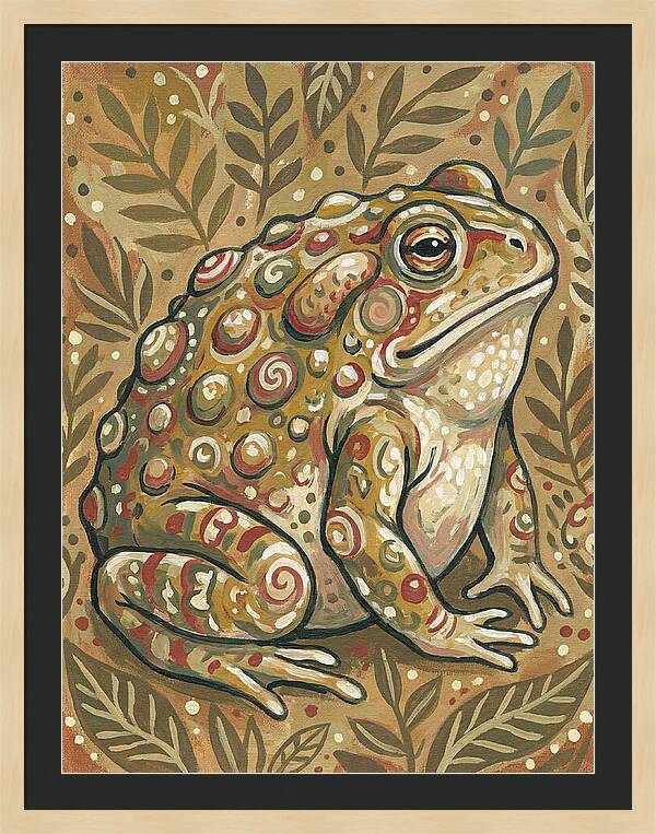 Toad Folk Among Leaves