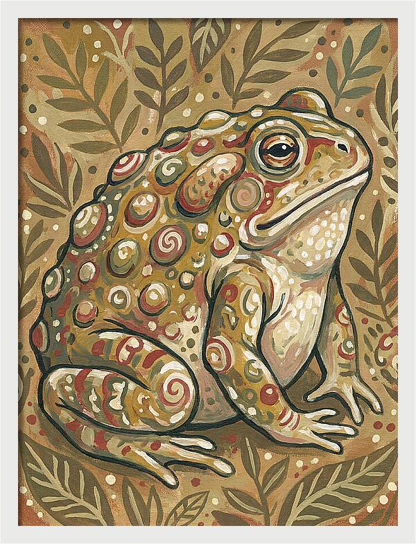 Toad Folk Among Leaves