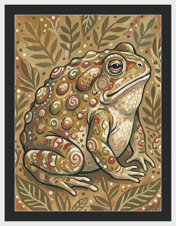 Toad Folk Among Leaves