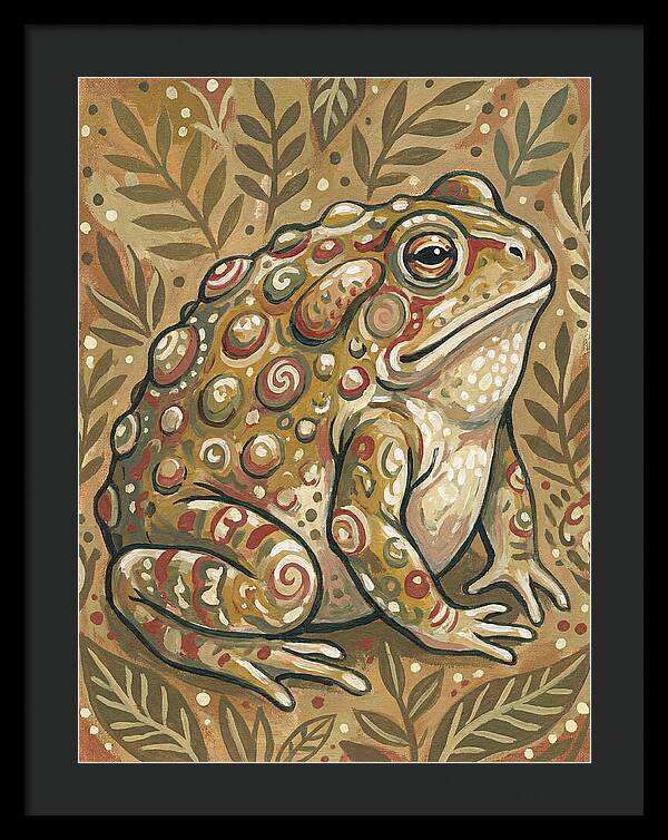 Toad Folk Among Leaves