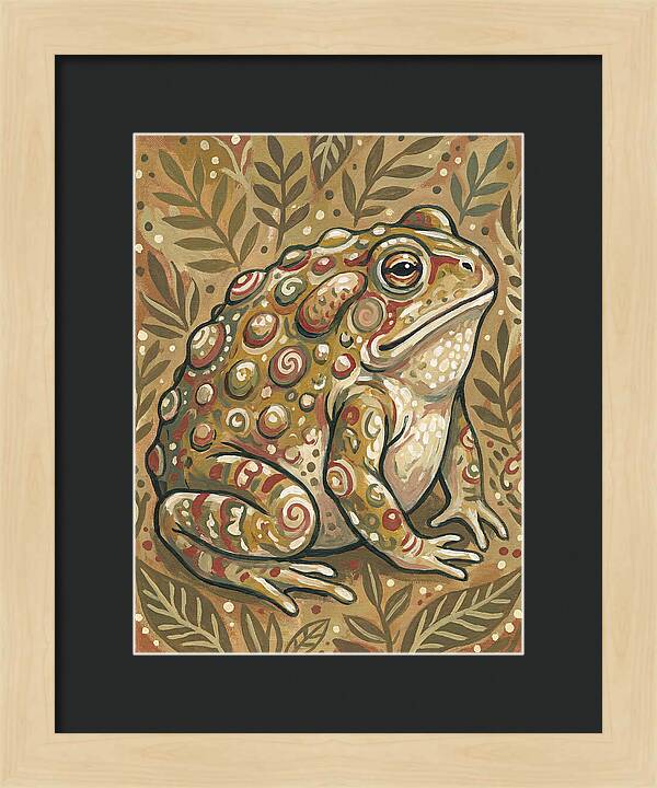 Toad Folk Among Leaves