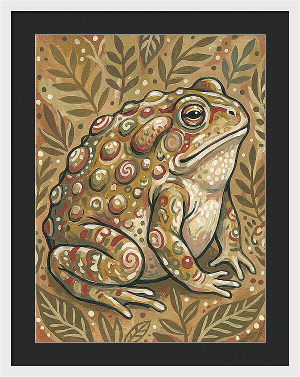 Toad Folk Among Leaves