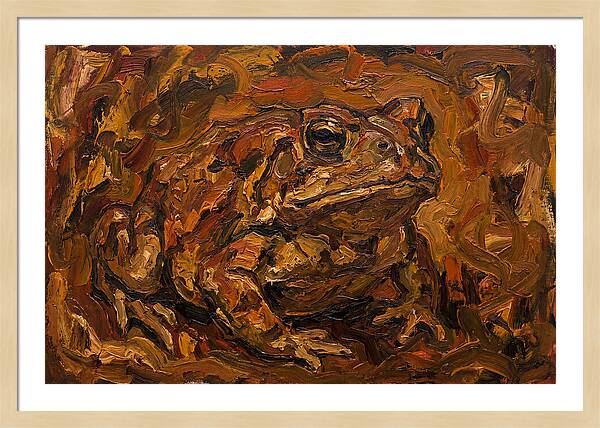 Toad In Expressionist Style