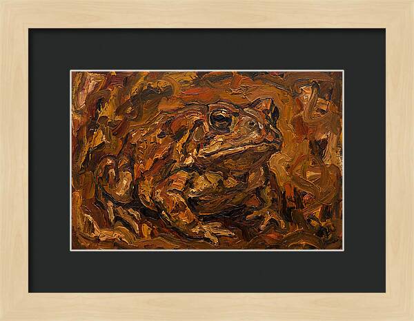 Toad In Expressionist Style