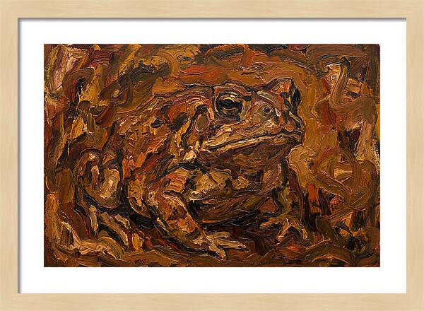 Toad In Expressionist Style