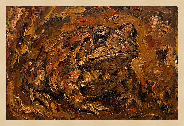 Toad In Expressionist Style