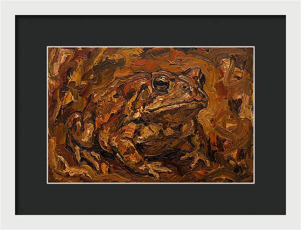 Toad In Expressionist Style