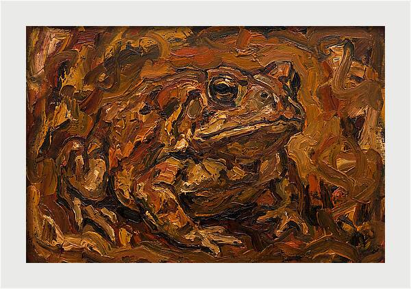 Toad In Expressionist Style