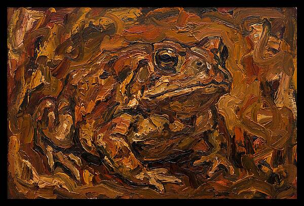 Toad In Expressionist Style