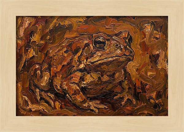 Toad In Expressionist Style