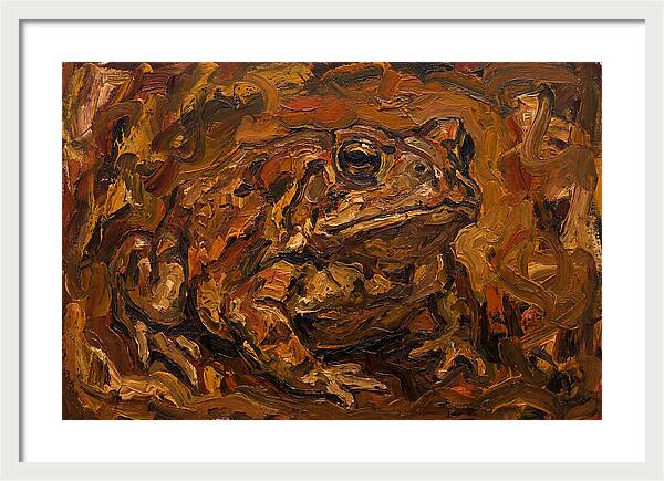 Toad In Expressionist Style