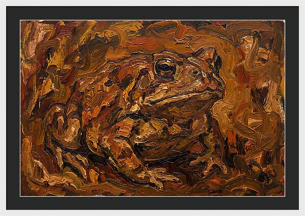 Toad In Expressionist Style