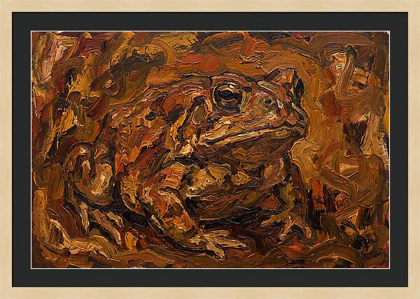 Toad In Expressionist Style