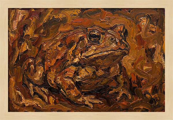 Toad In Expressionist Style