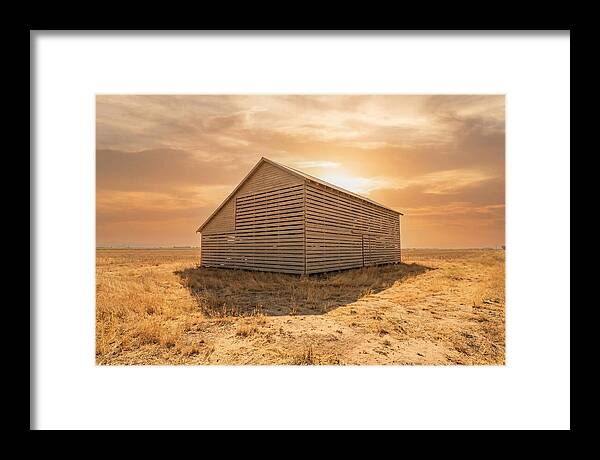 Tobacco Barn At Dawn