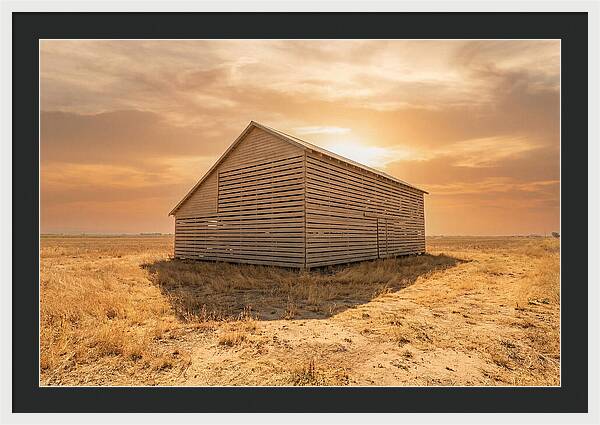 Tobacco Barn At Dawn