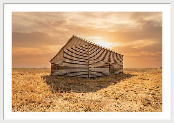 Tobacco Barn At Dawn