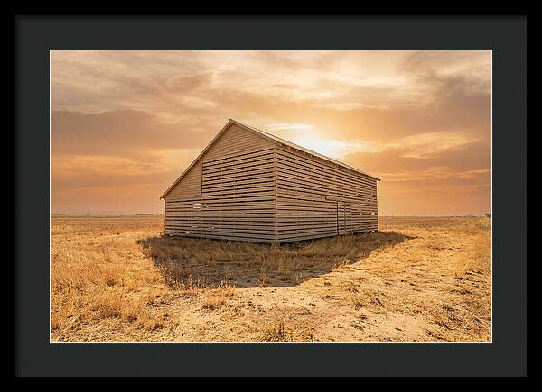 Tobacco Barn At Dawn