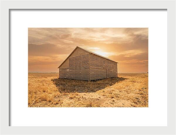 Tobacco Barn At Dawn