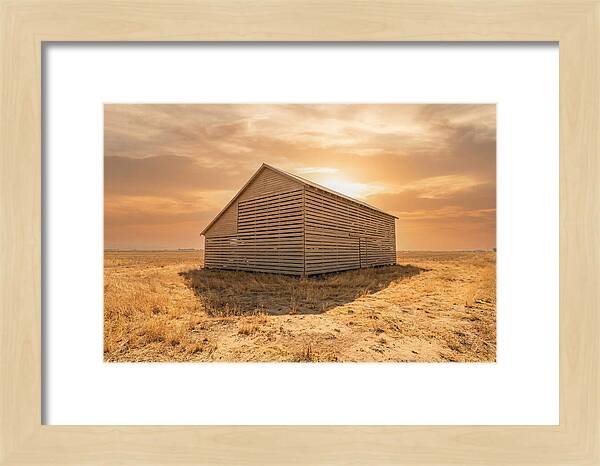 Tobacco Barn At Dawn