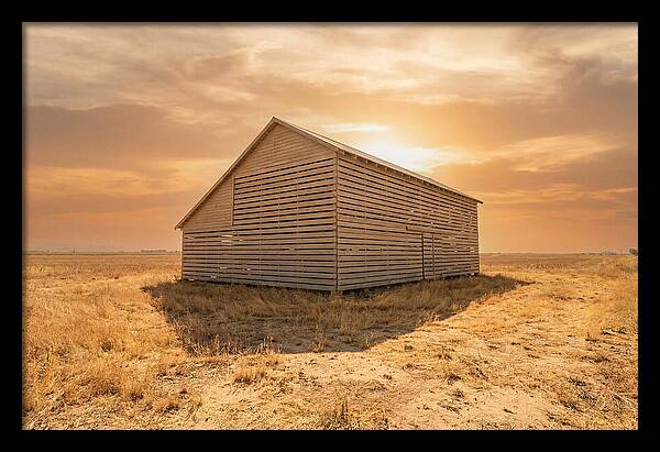 Tobacco Barn At Dawn