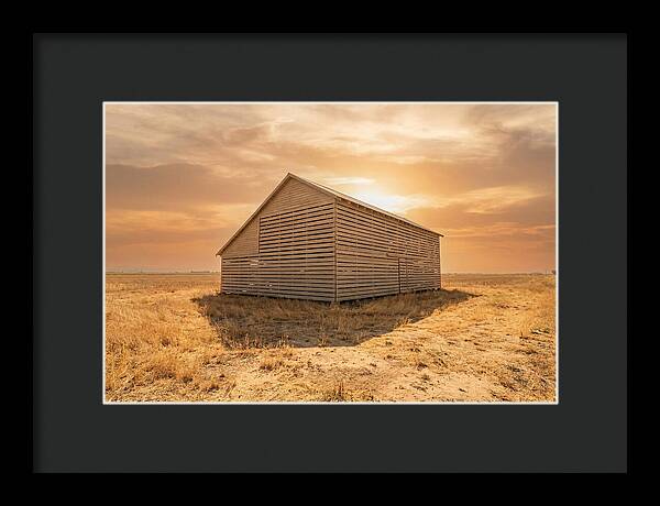 Tobacco Barn At Dawn