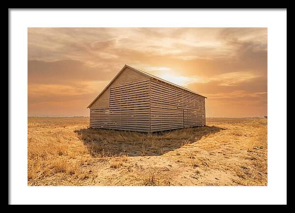 Tobacco Barn At Dawn